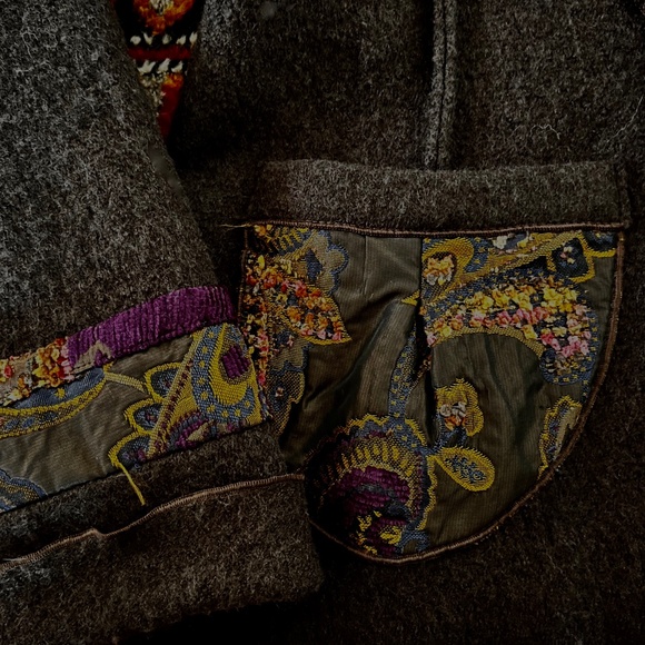 🧳Ganteb's Collection Vintage Chocolate Wool/Fleece - Picture 2 of 4